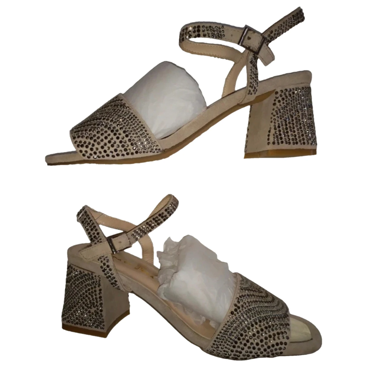 Pre-owned Alma En Pena Sandals In Silver