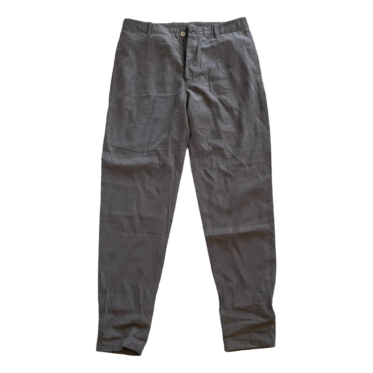 Pre-owned Emporio Armani Trousers In Anthracite