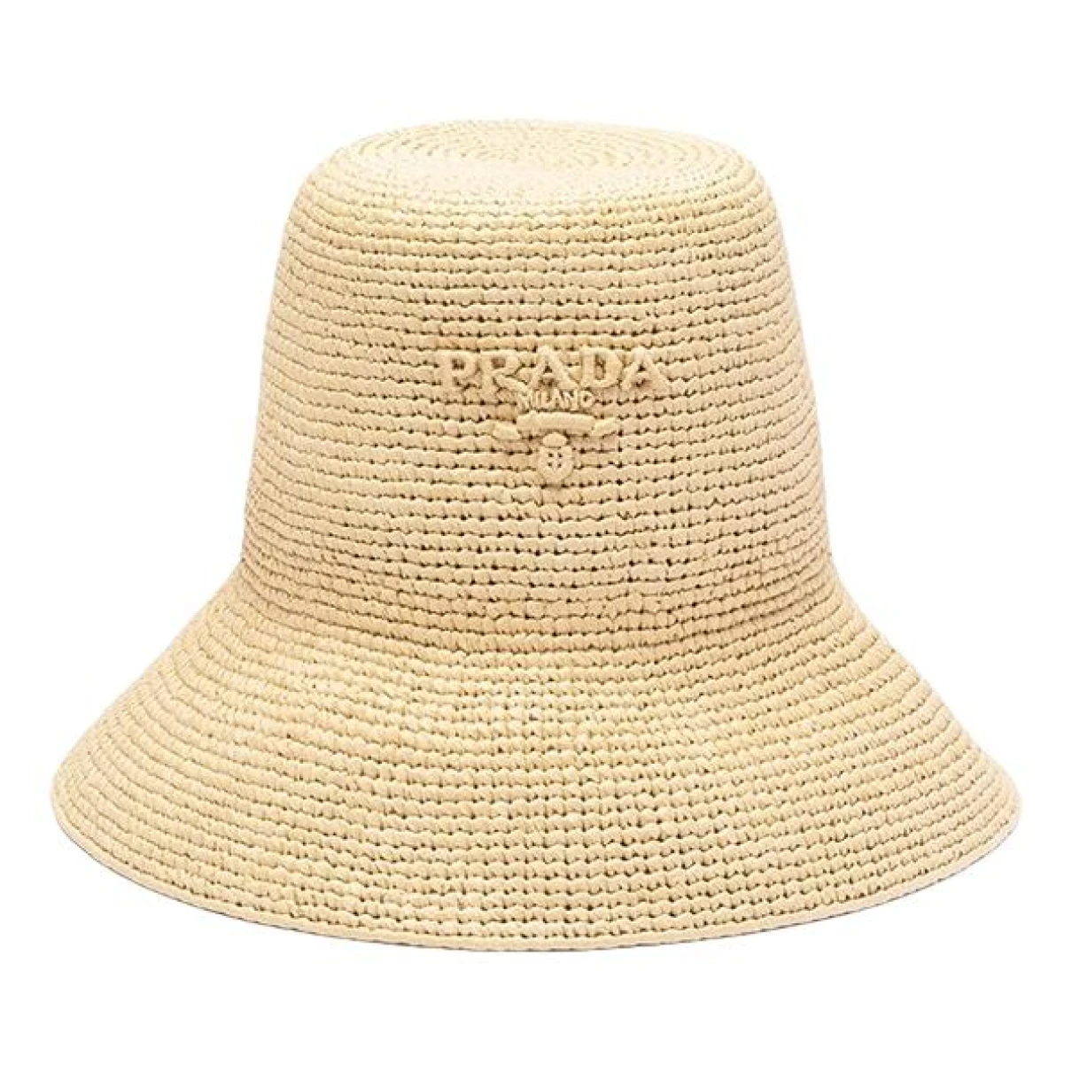 Pre-owned Prada Hat In Beige