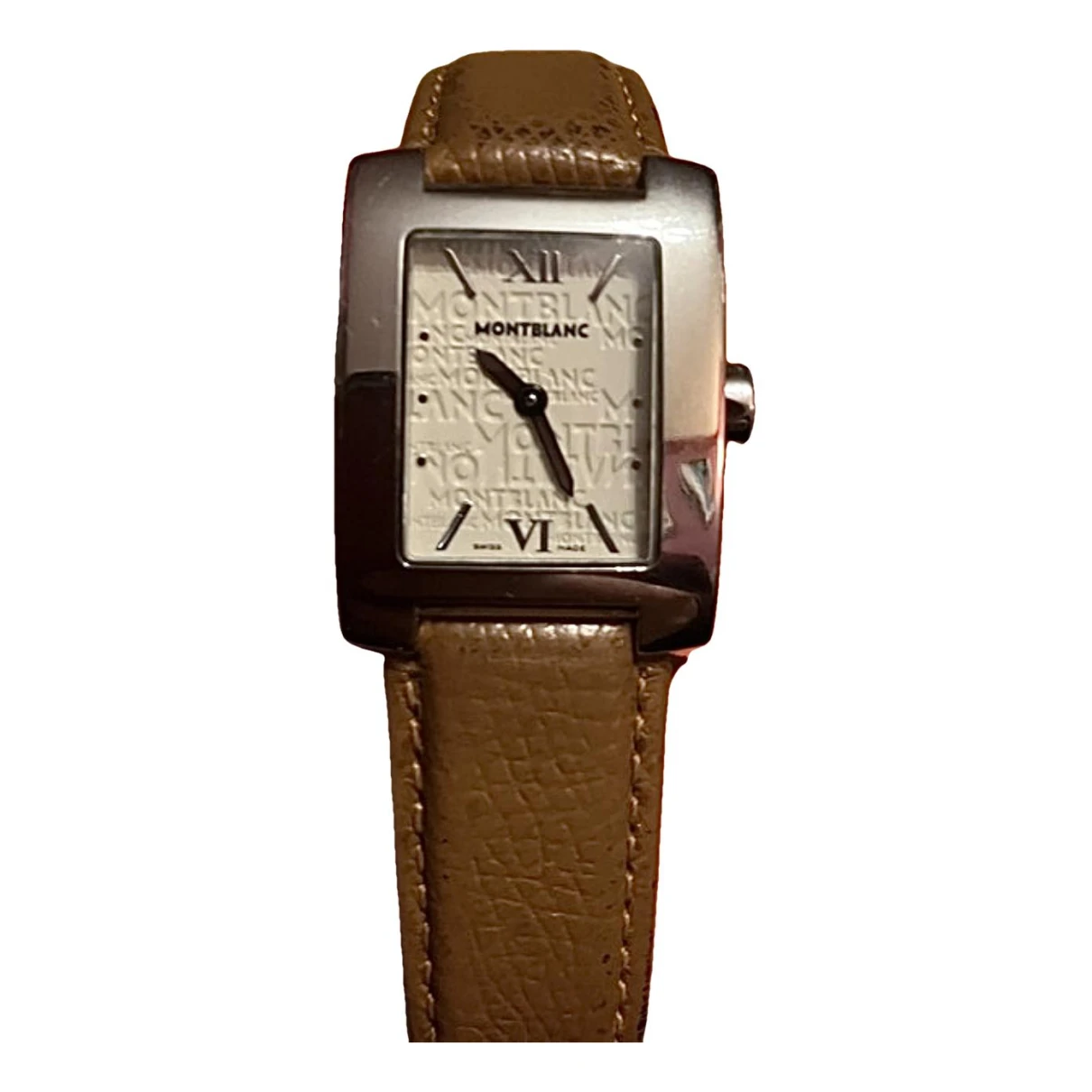 Pre-owned Montblanc Profile Watch In Brown