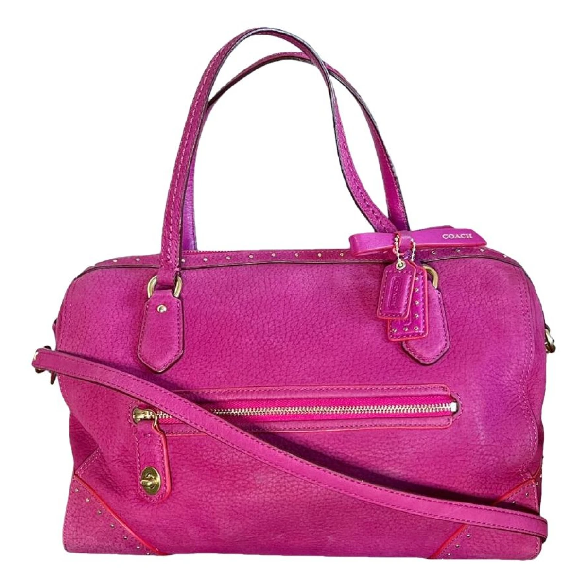 Pre-owned Coach Satchel In Pink