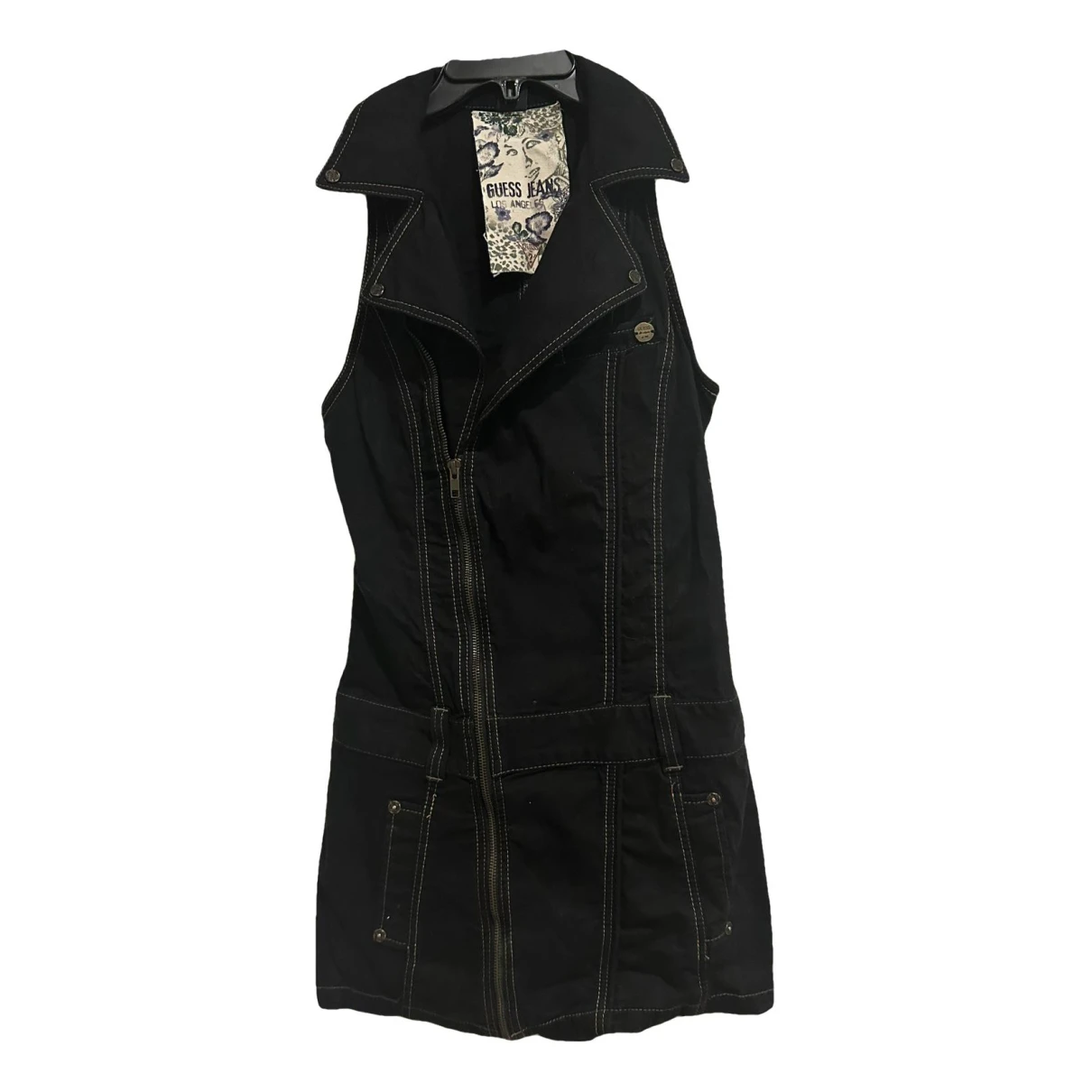 Pre-owned Guess Dress In Black