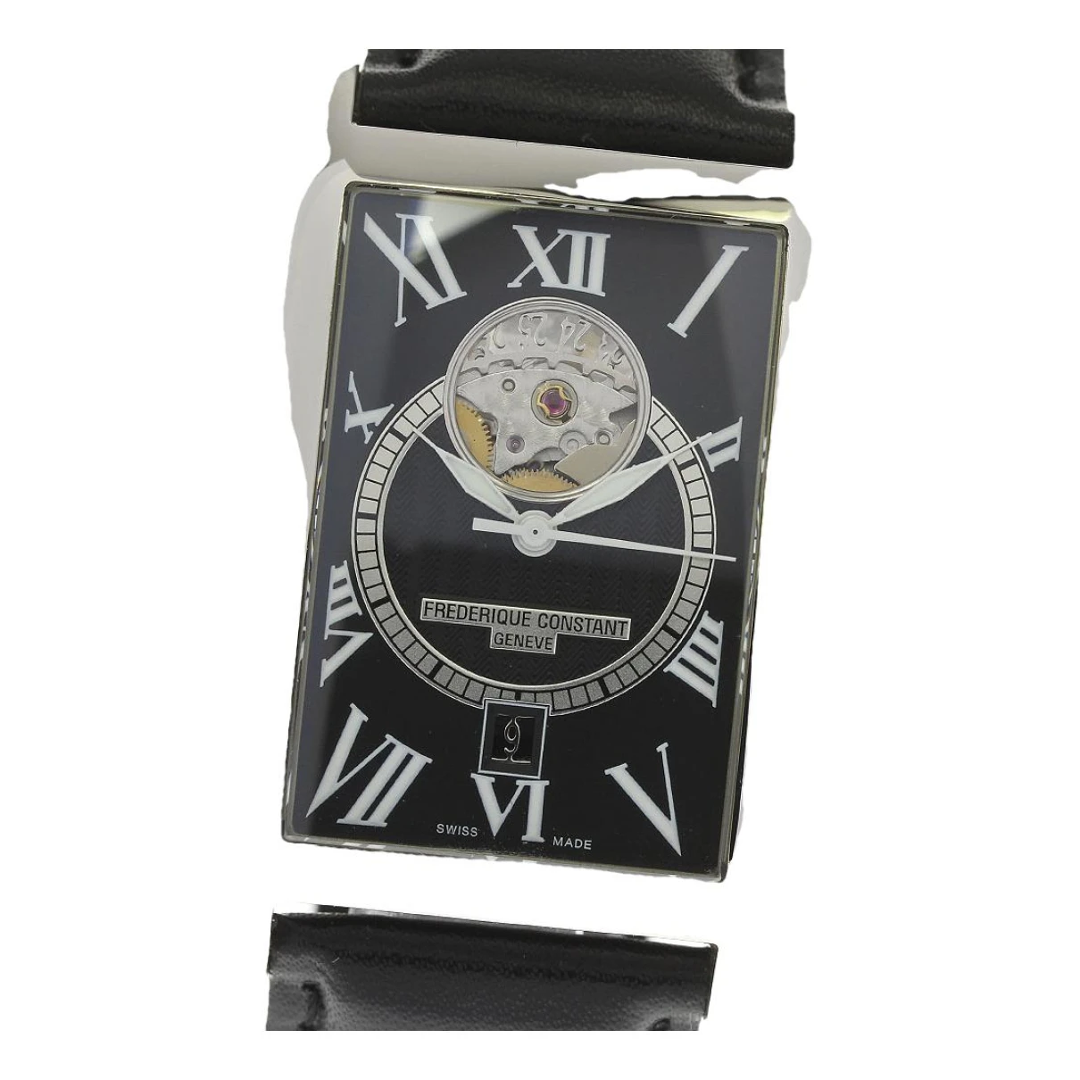 Pre-owned Frederique Constant Watch In Black