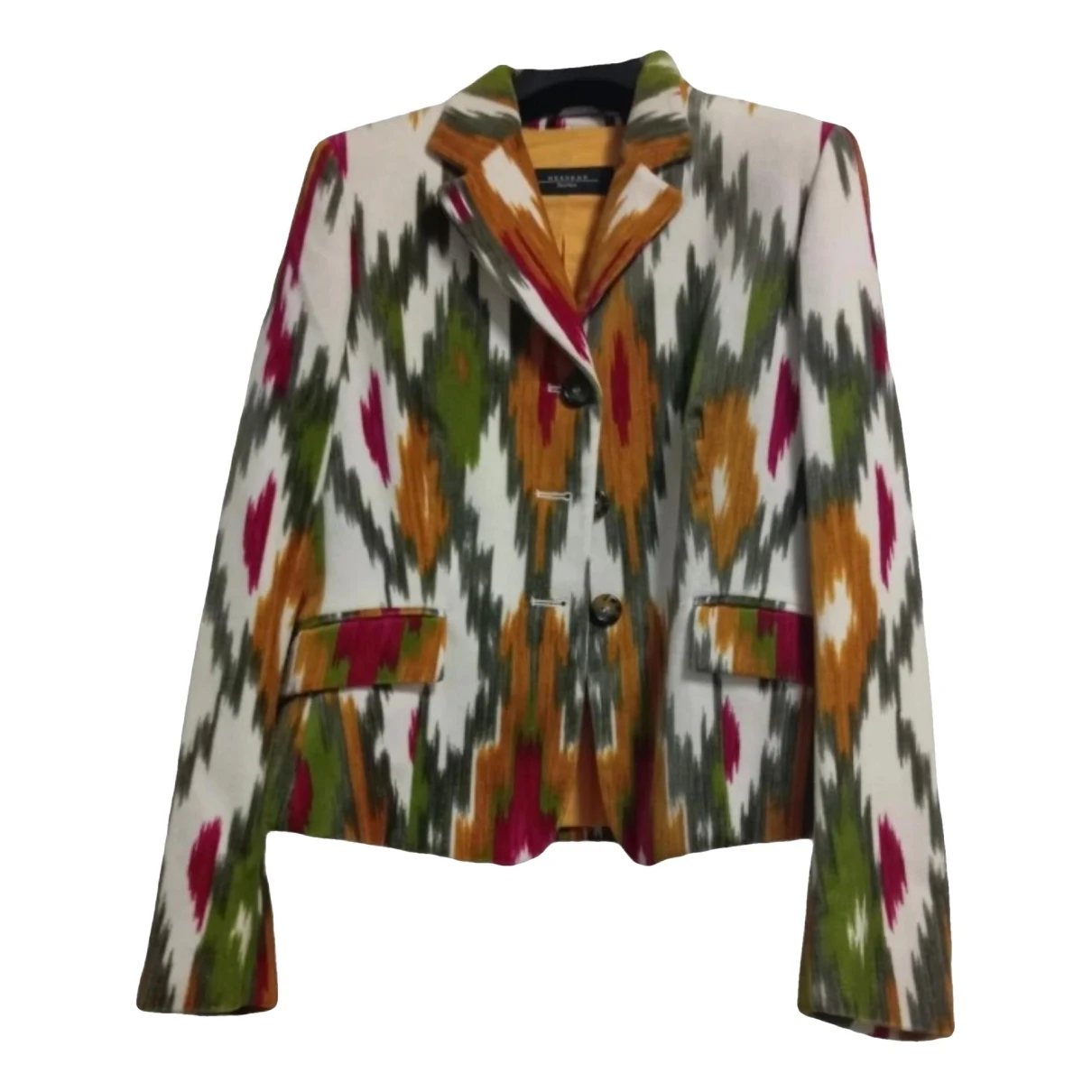 Pre-owned Max Mara Velvet Short Vest In Multicolour