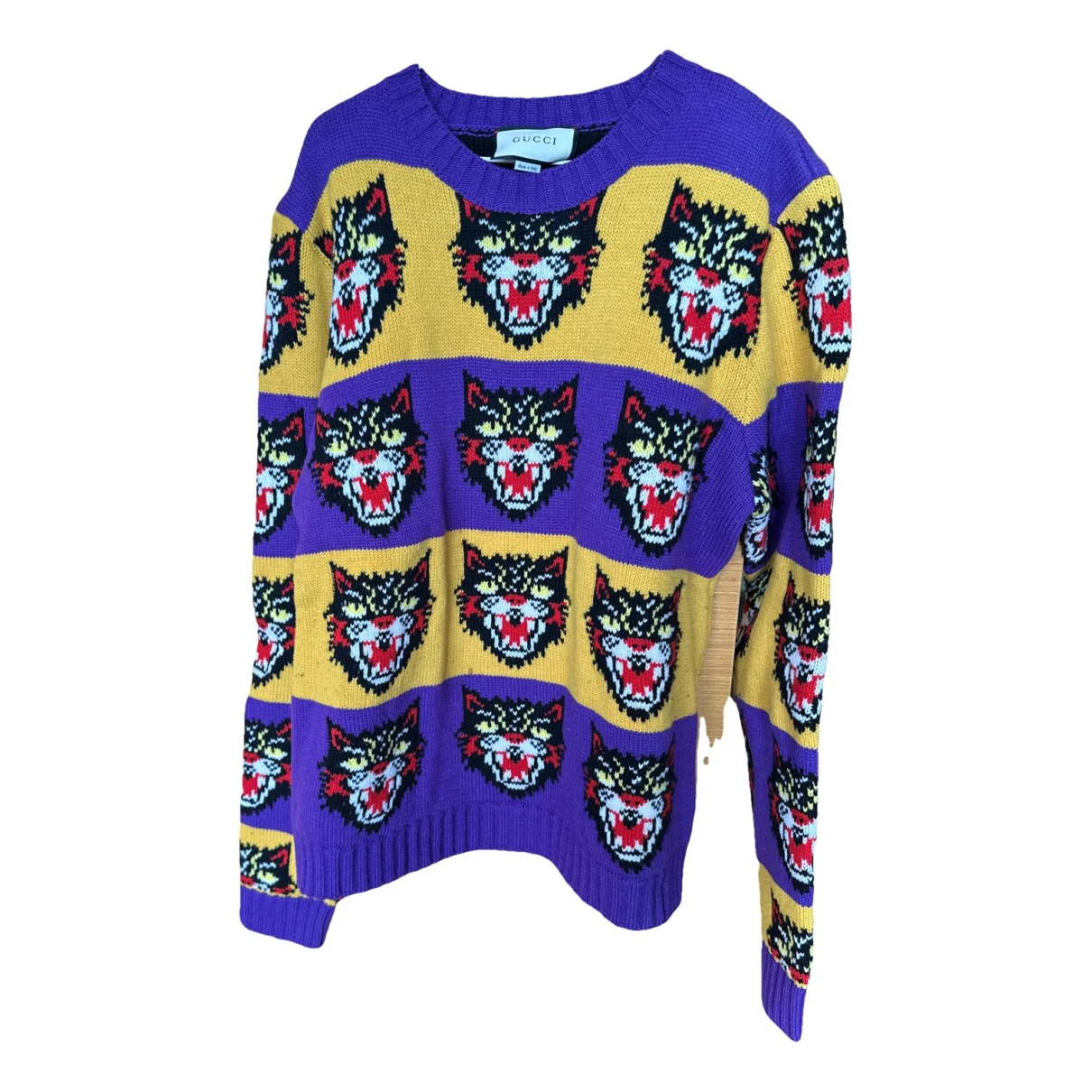 Pre-owned Gucci Wool Sweatshirt In Multicolour