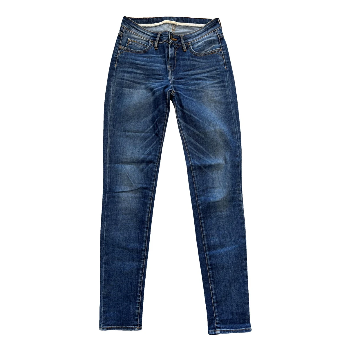 Pre-owned Reiko Slim Jeans In Blue