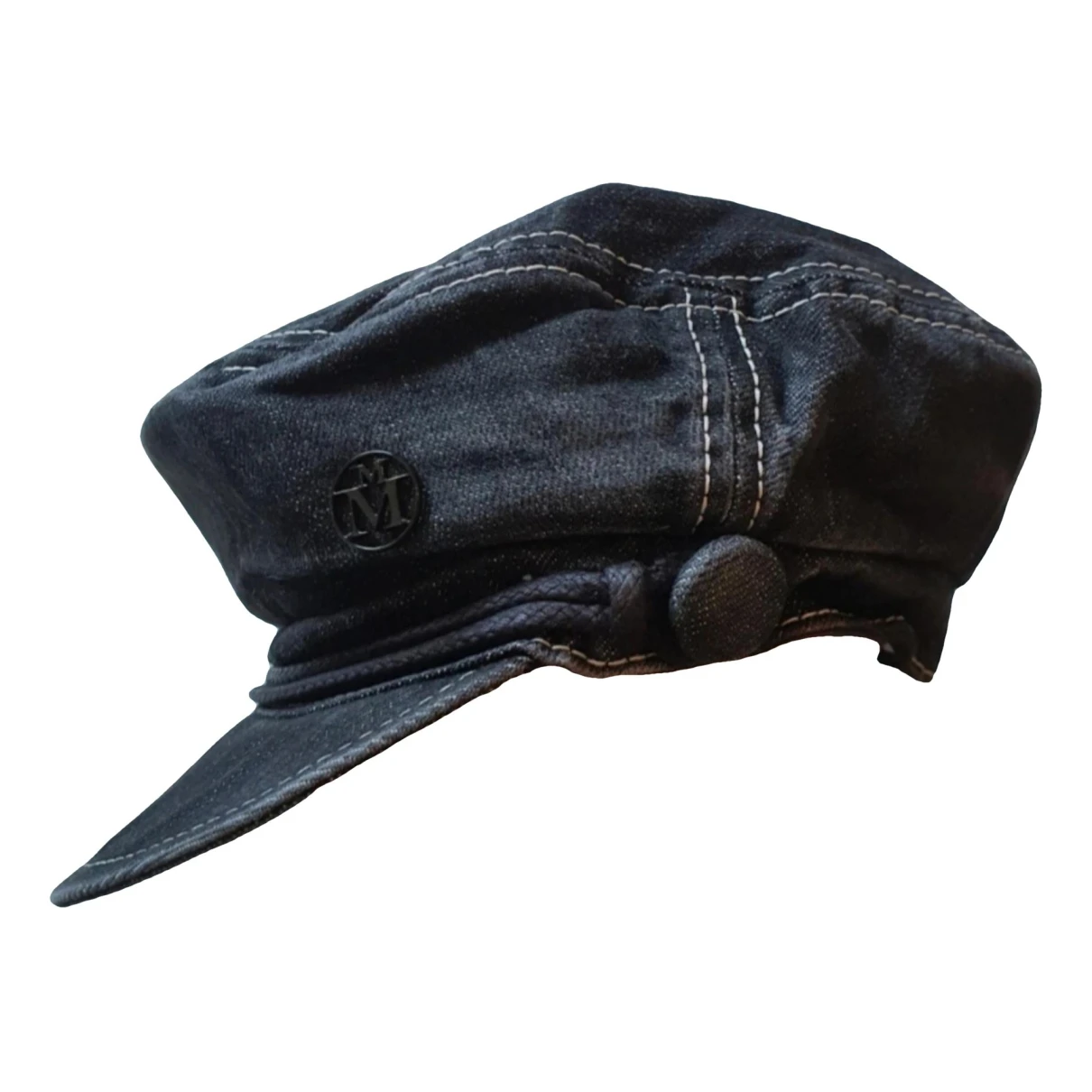 Pre-owned Maison Michel Cap In Navy