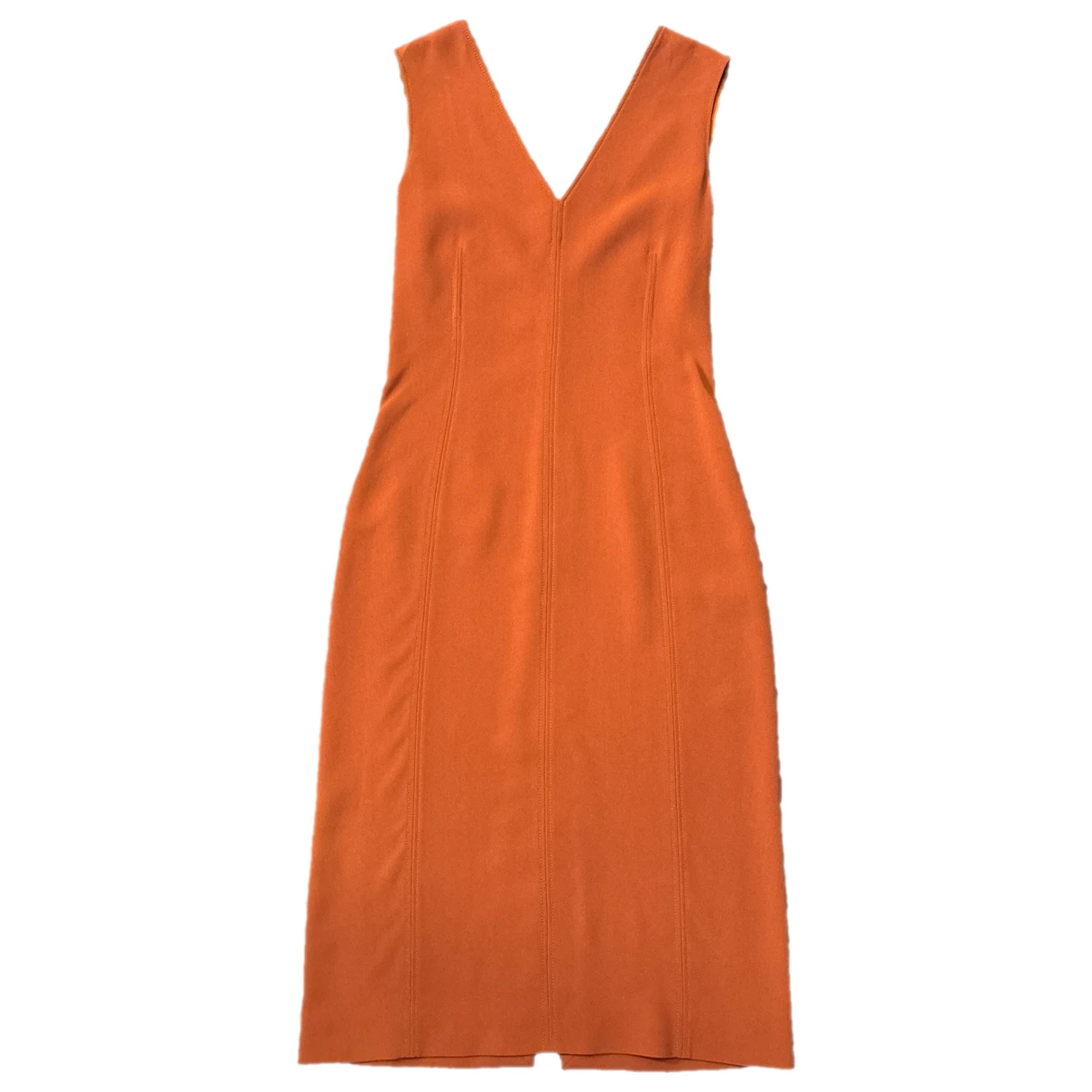 Pre-owned Joseph Mid-length Dress In Brown