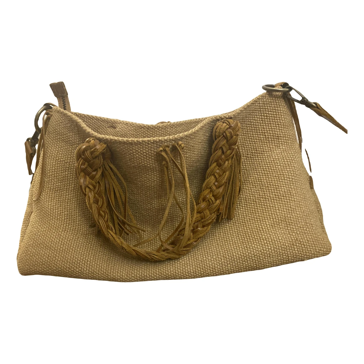 Pre-owned Orciani Handbag In Camel