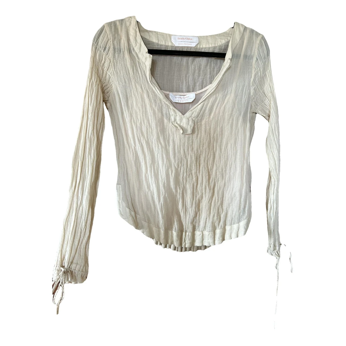 Pre-owned See By Chloé Blouse In Beige