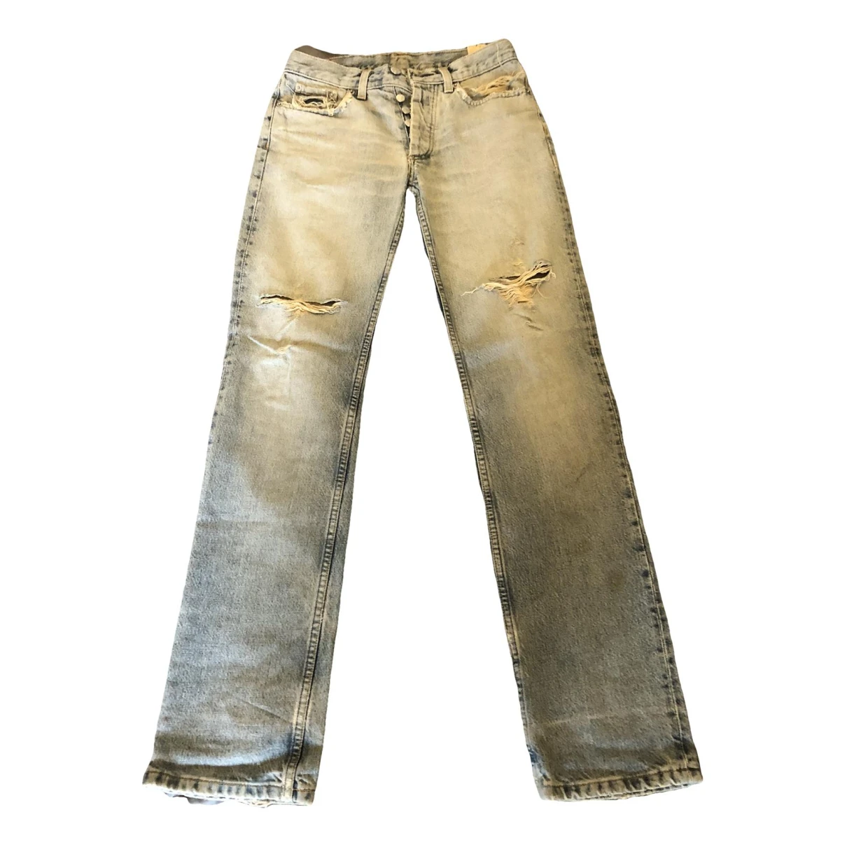 Pre-owned Helmut Lang Straight Jeans In Green