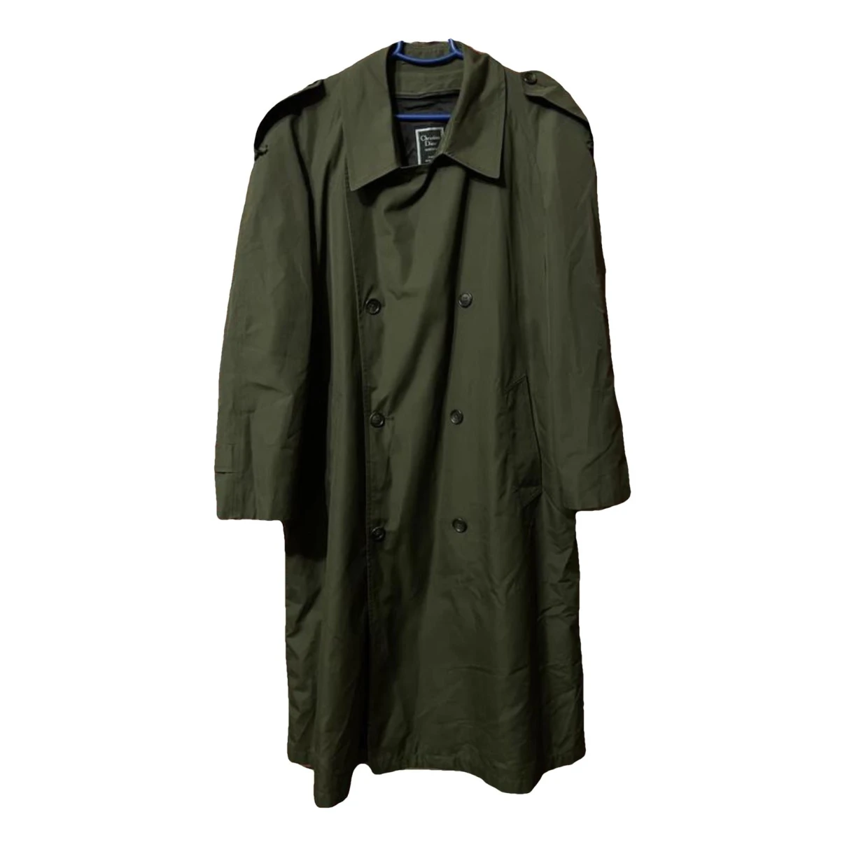 Pre-owned Dior Trenchcoat In Green