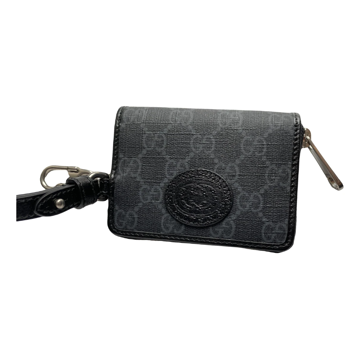 Pre-owned Gucci Cloth Small Bag In Black