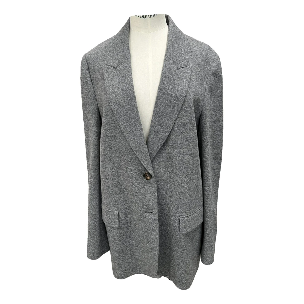 Pre-owned Brunello Cucinelli Cashmere Blazer In Grey