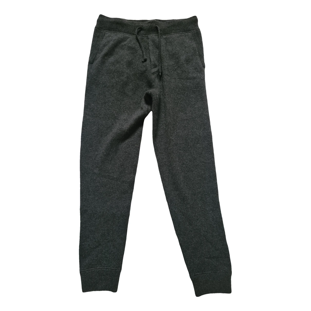 Pre-owned Polo Ralph Lauren Cashmere Trousers In Anthracite