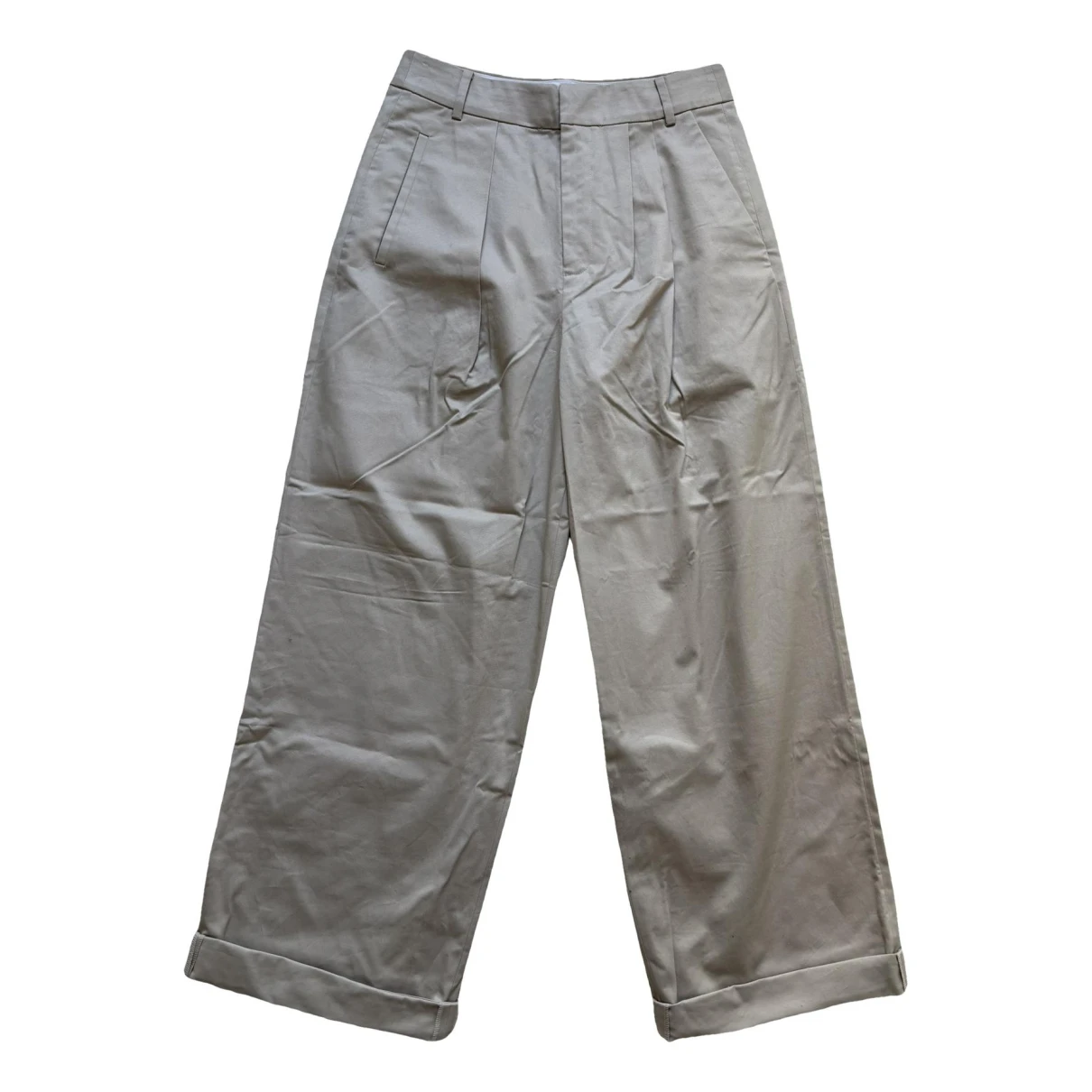 Pre-owned Tibi Chino Pants In Grey