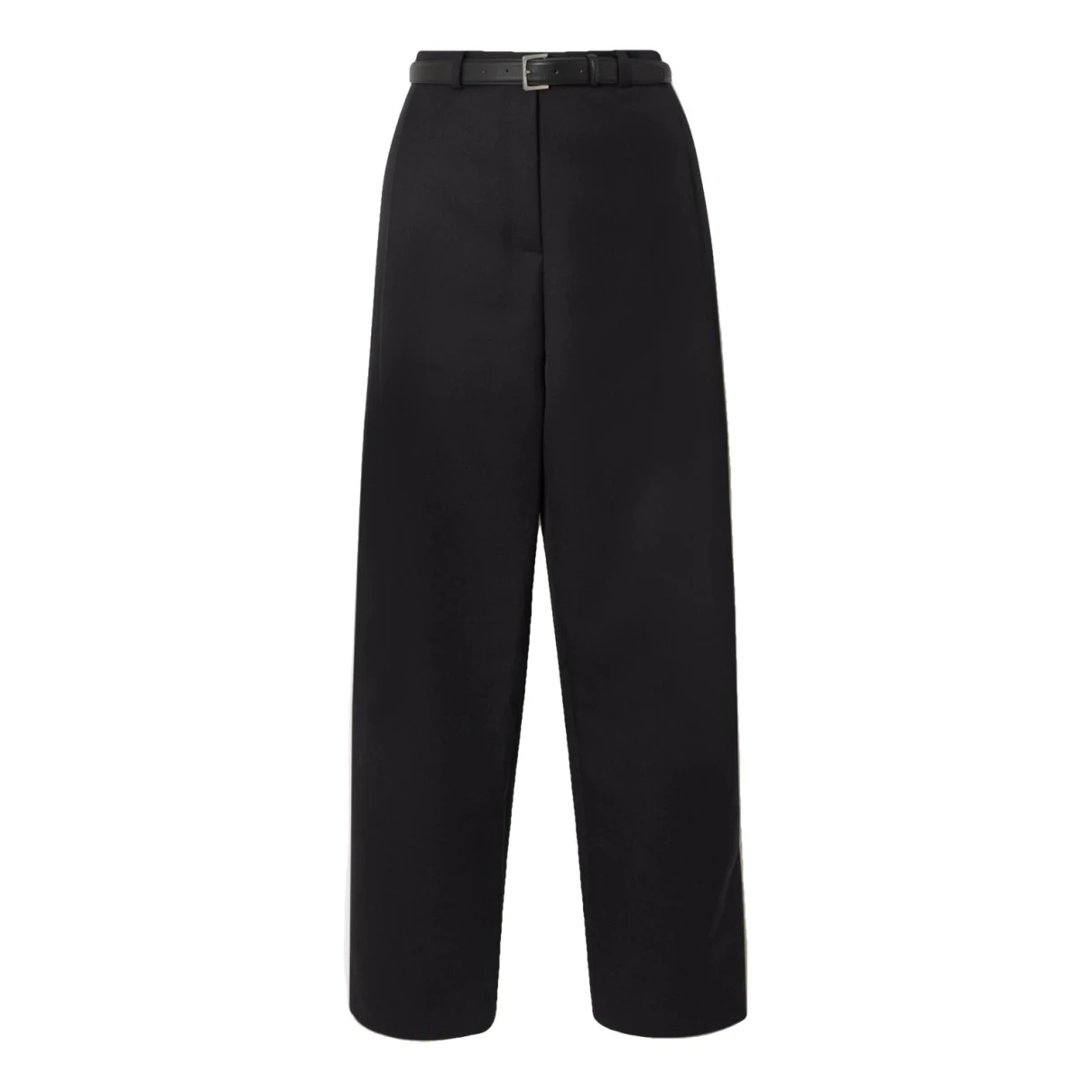 Pre-owned Le 17 Septembre Wool Trousers In Navy