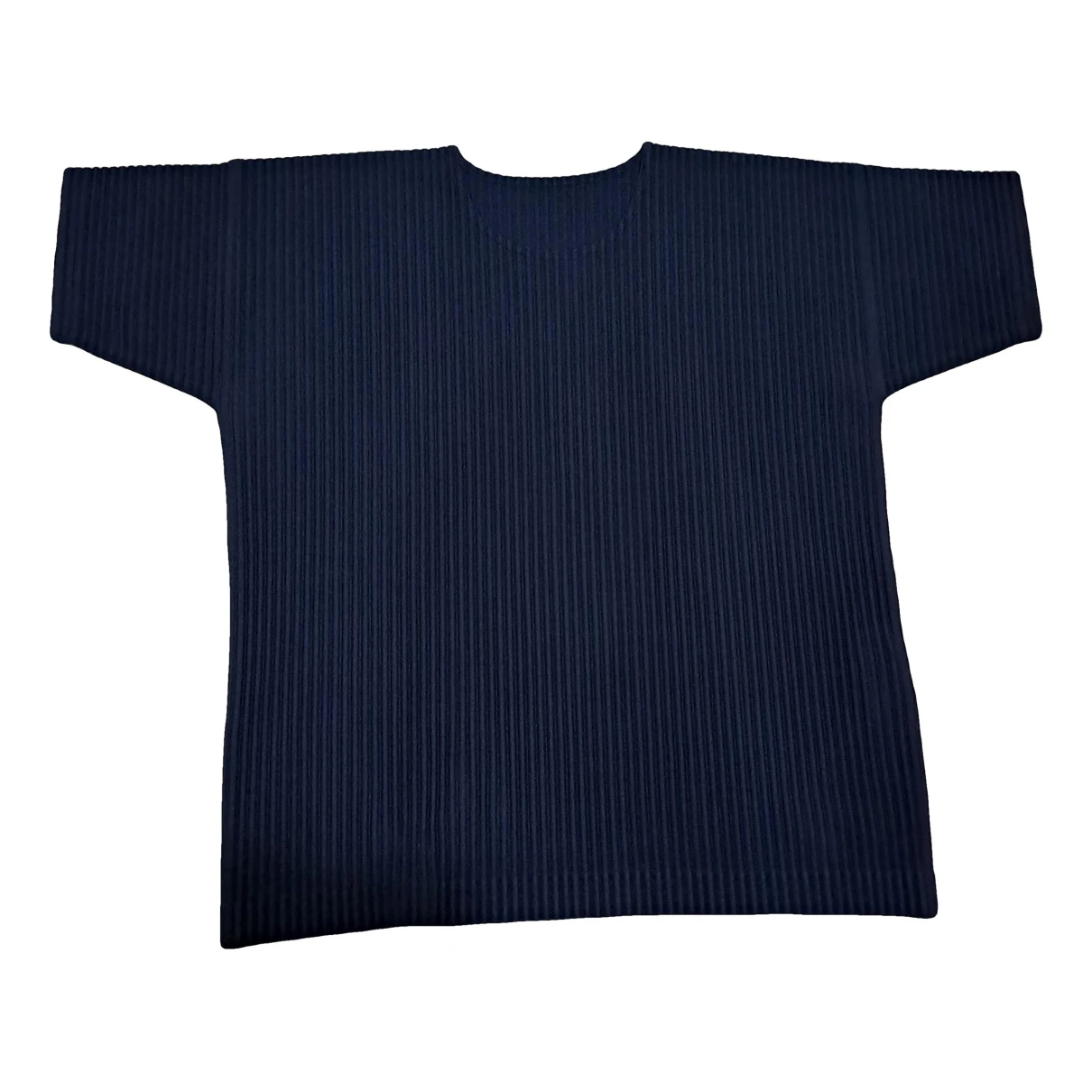 Pre-owned Issey Miyake T-shirt In Navy