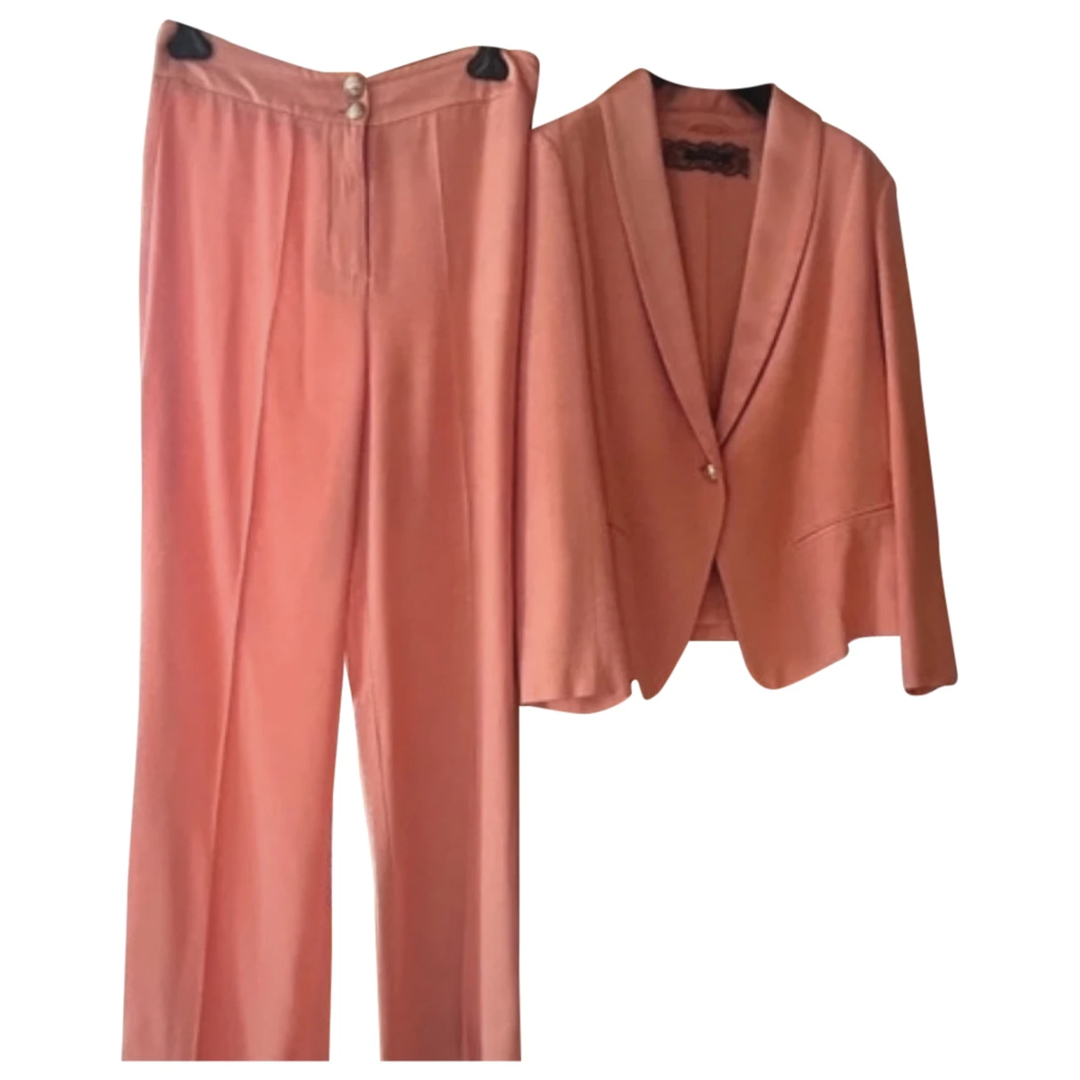 Pre-owned Patrizia Pepe Suit Jacket In Pink