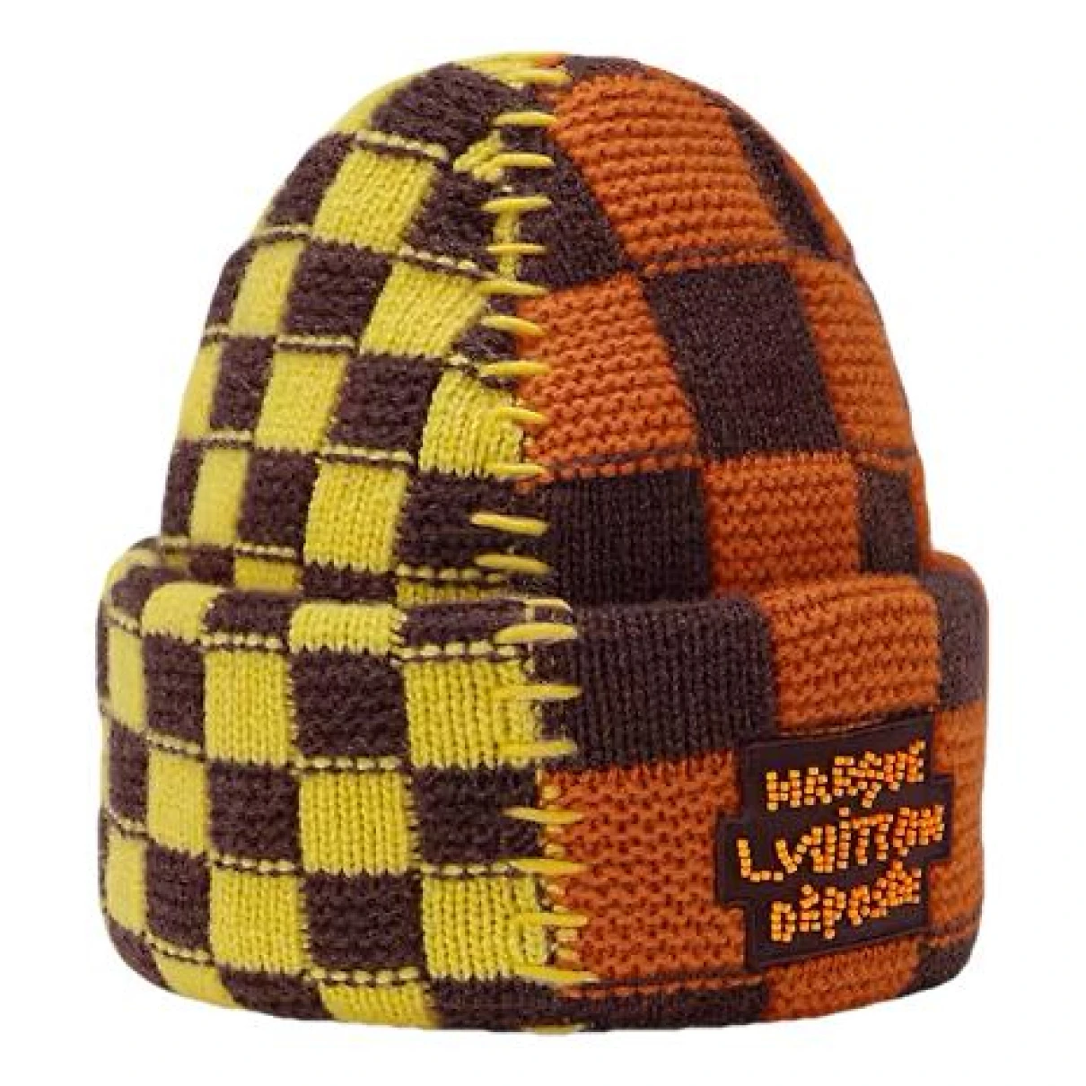 Pre-owned Louis Vuitton Wool Hat In Orange