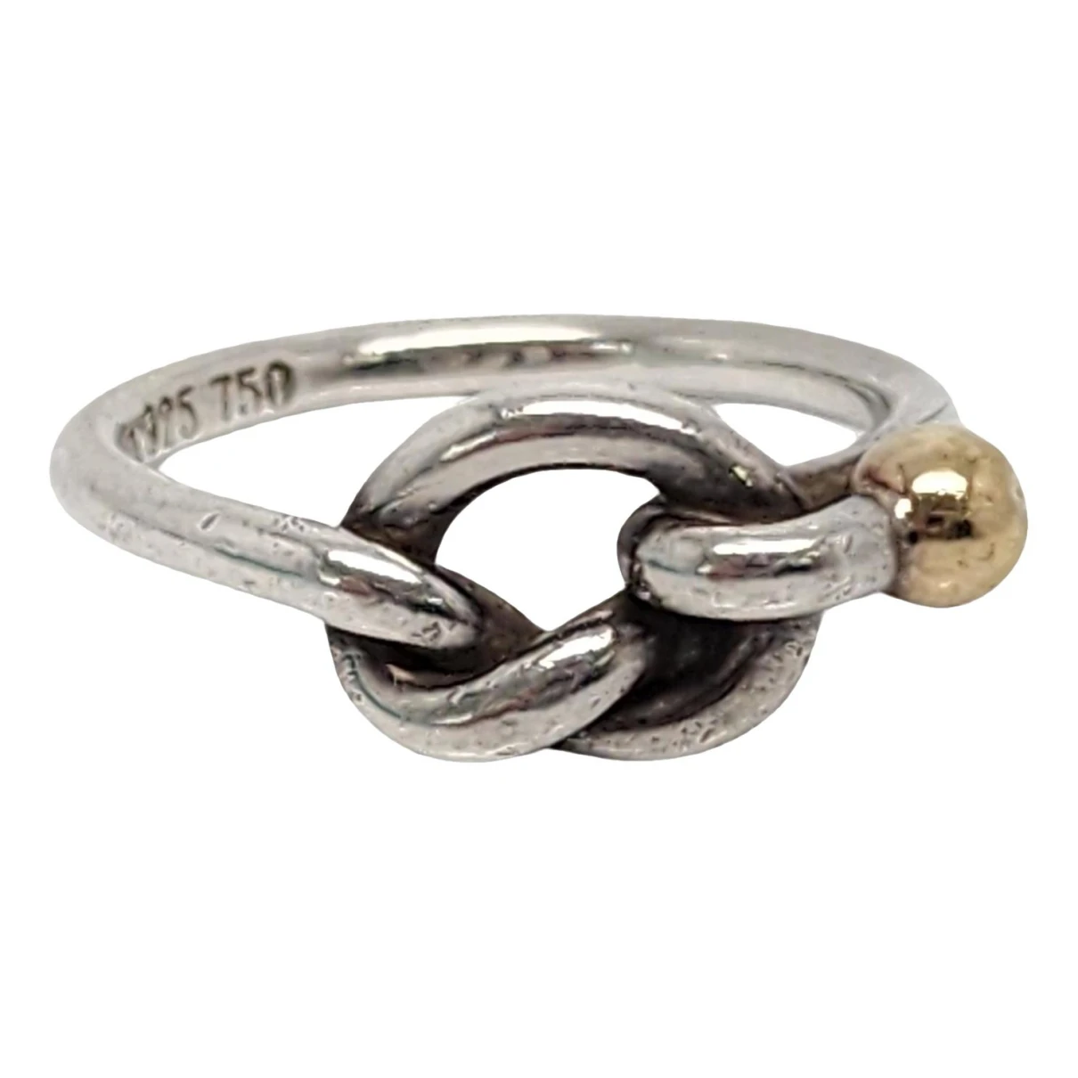 Pre-owned Tiffany & Co Silver Ring In Yellow