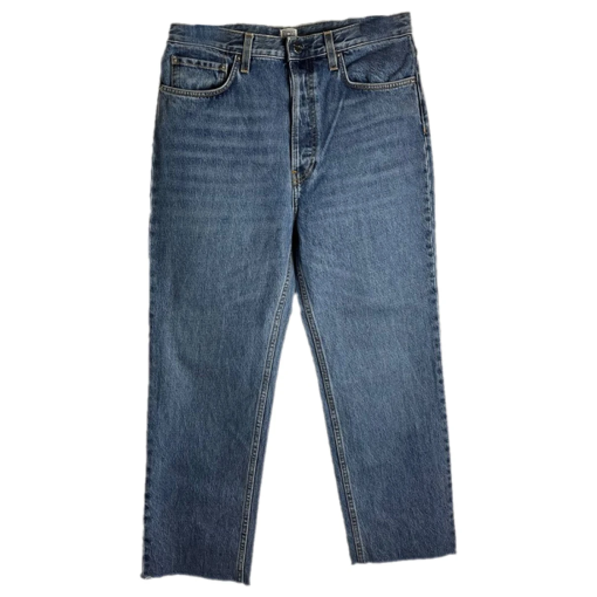 Pre-owned Totême Boyfriend Jeans In Blue