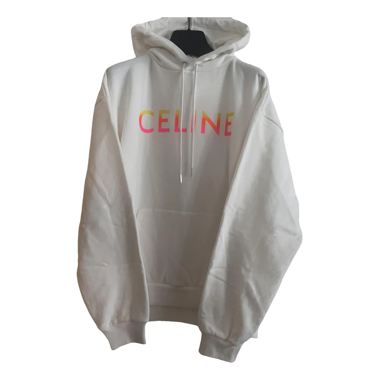 Pre-owned Celine Sweatshirt In White
