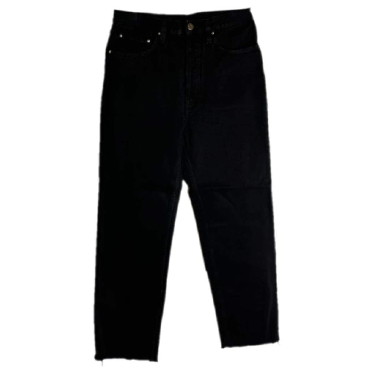Pre-owned Totême Boyfriend Jeans In Black