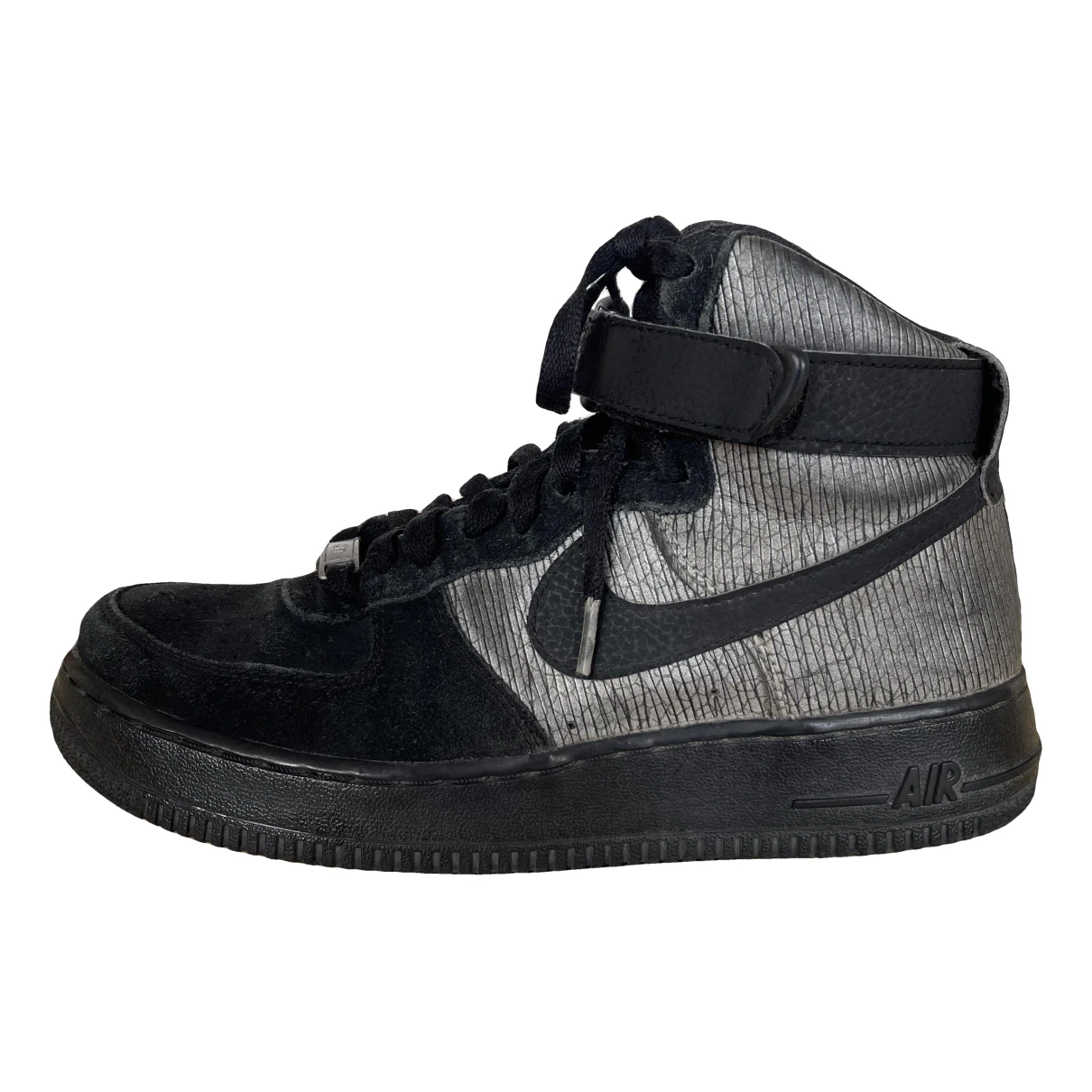 Pre-owned Nike Air Force 1 Trainers In Black