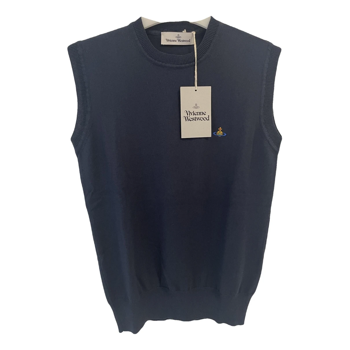 Pre-owned Vivienne Westwood Cashmere Vest In Blue