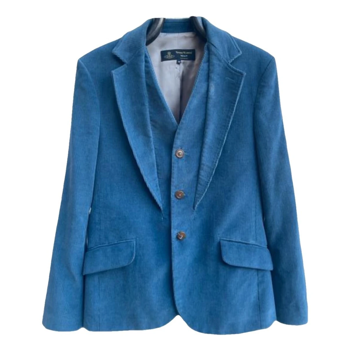 Pre-owned Vivienne Westwood Wool Vest In Blue