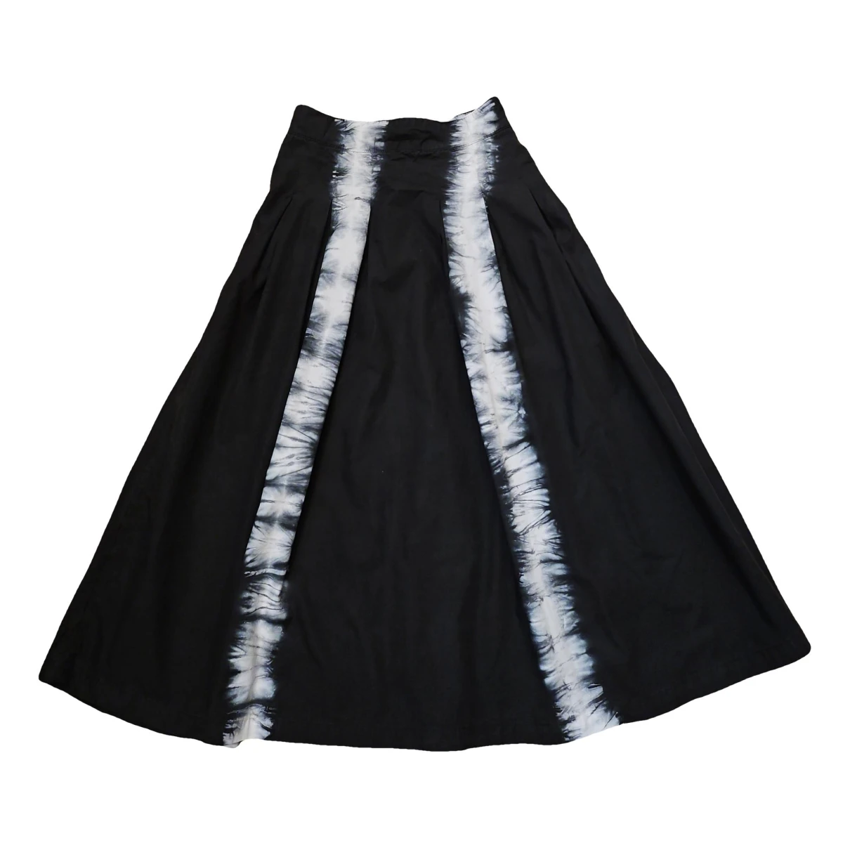 Pre-owned Msgm Mid-length Skirt In Navy