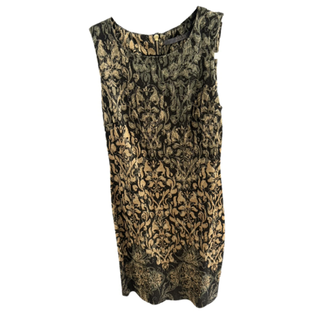 Pre-owned Guess Mid-length Dress In Gold