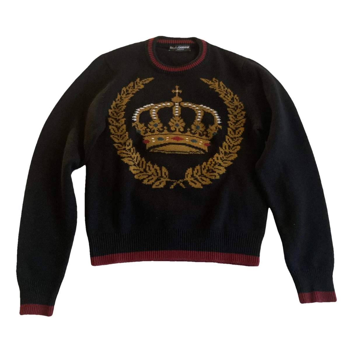 Pre-owned Dolce & Gabbana Cashmere Pull In Black