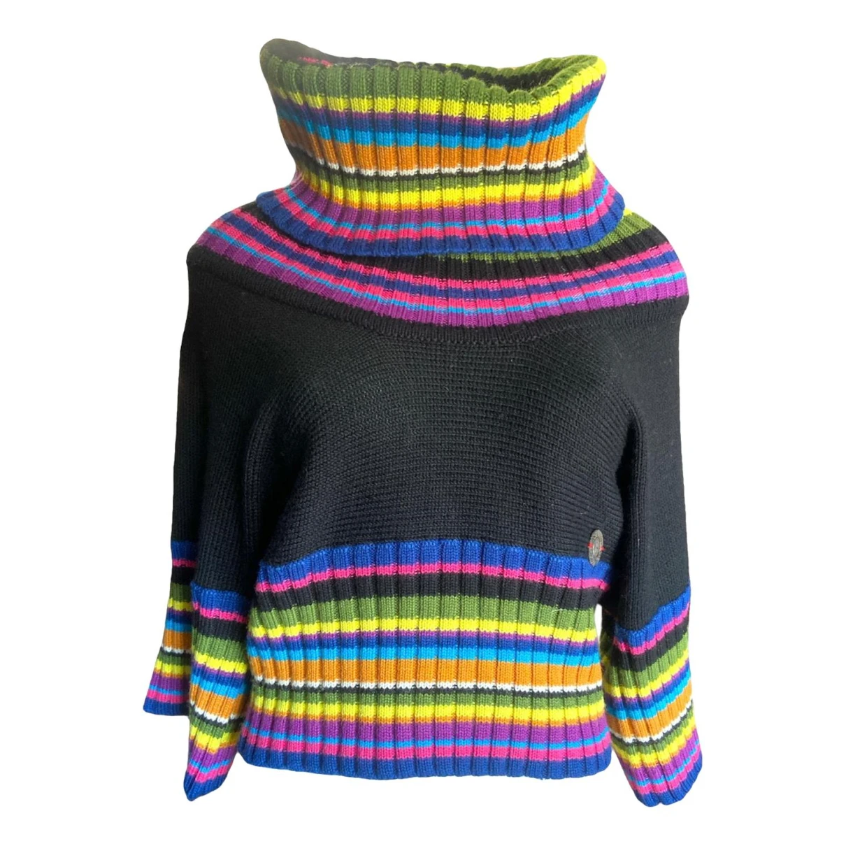 Pre-owned Galliano Wool Jumper In Multicolour