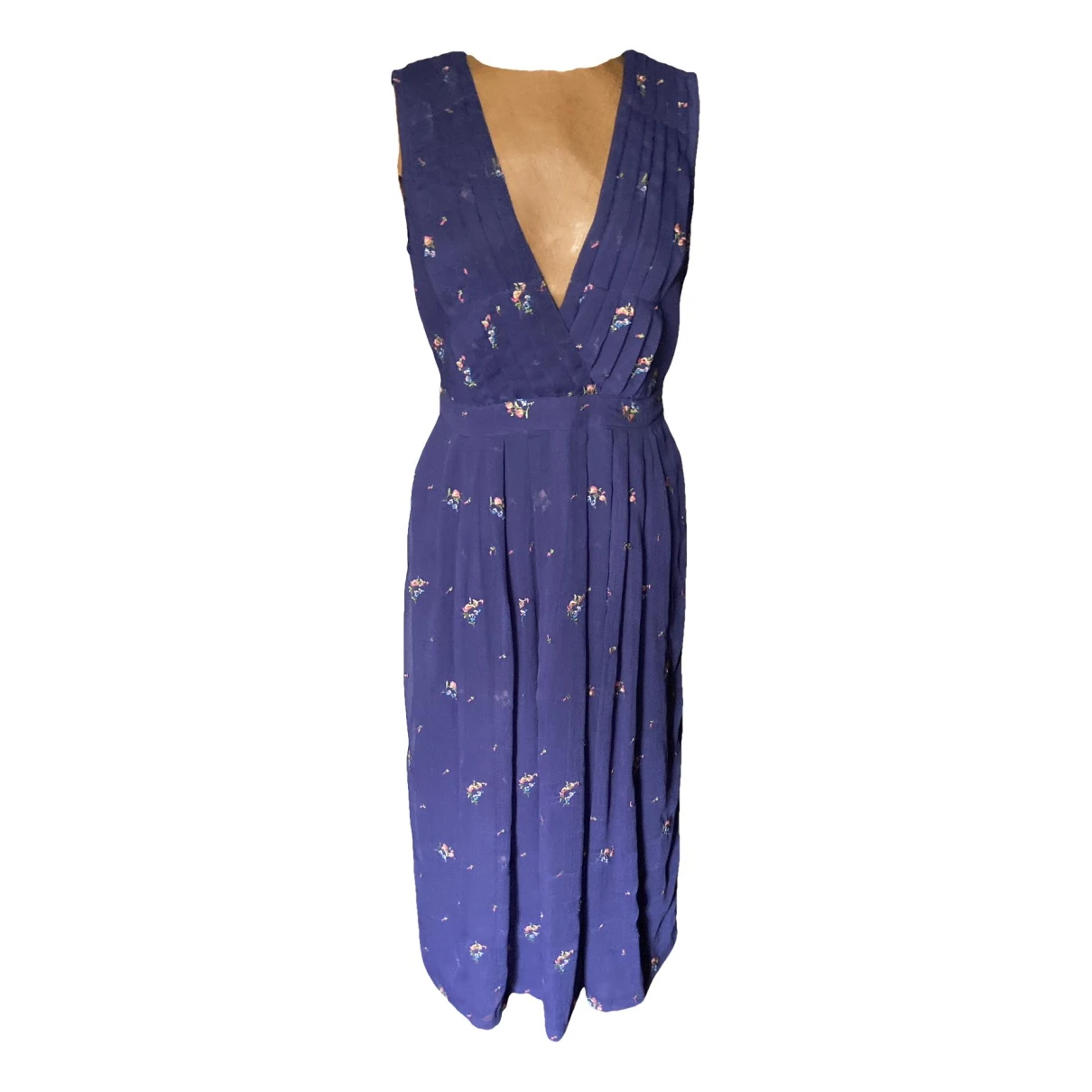 Pre-owned Manoush Mid-length Dress In Purple