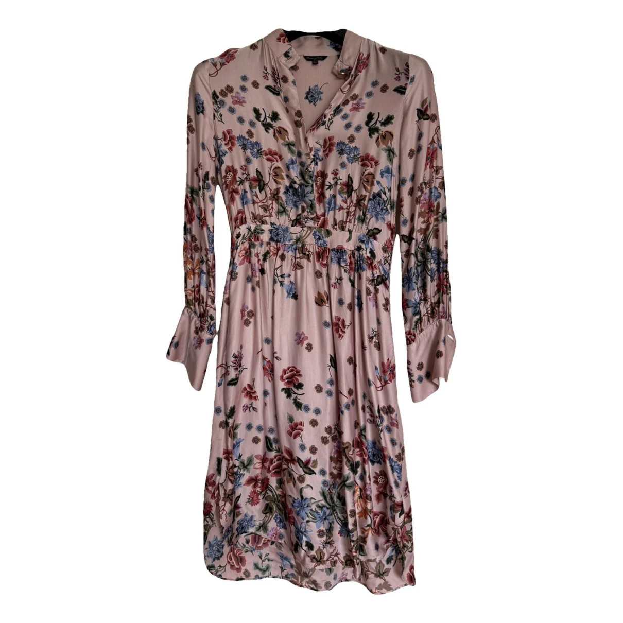 Pre-owned Massimo Dutti Maxi Dress In Pink