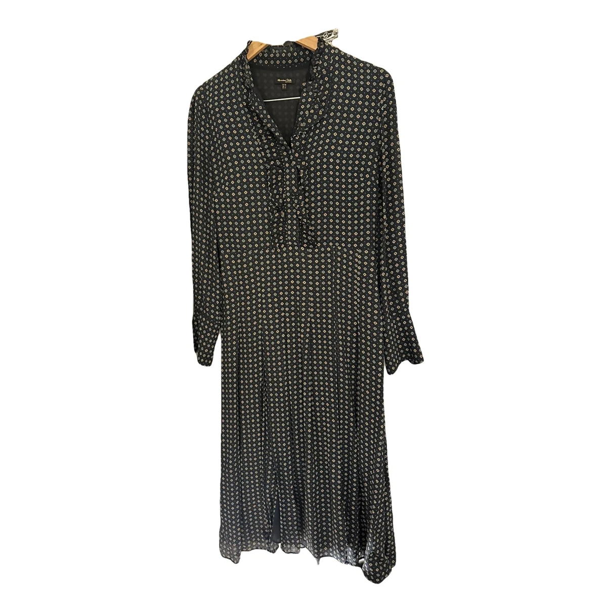 Pre-owned Massimo Dutti Mid-length Dress In Blue