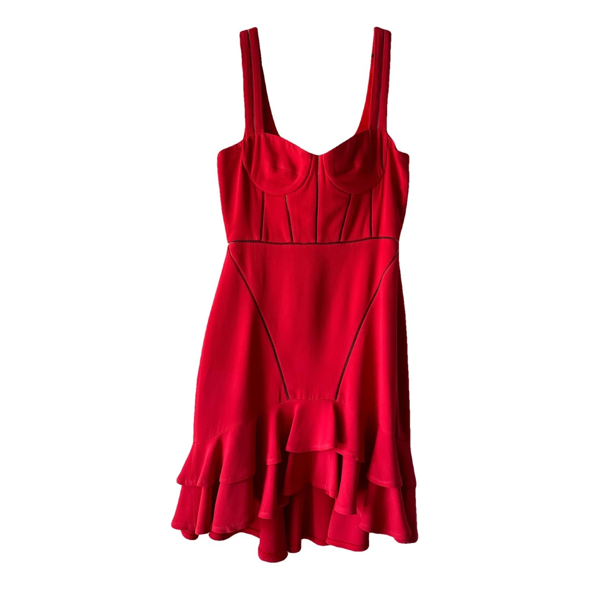 Pre-owned Jonathan Simkhai Mini Dress In Red