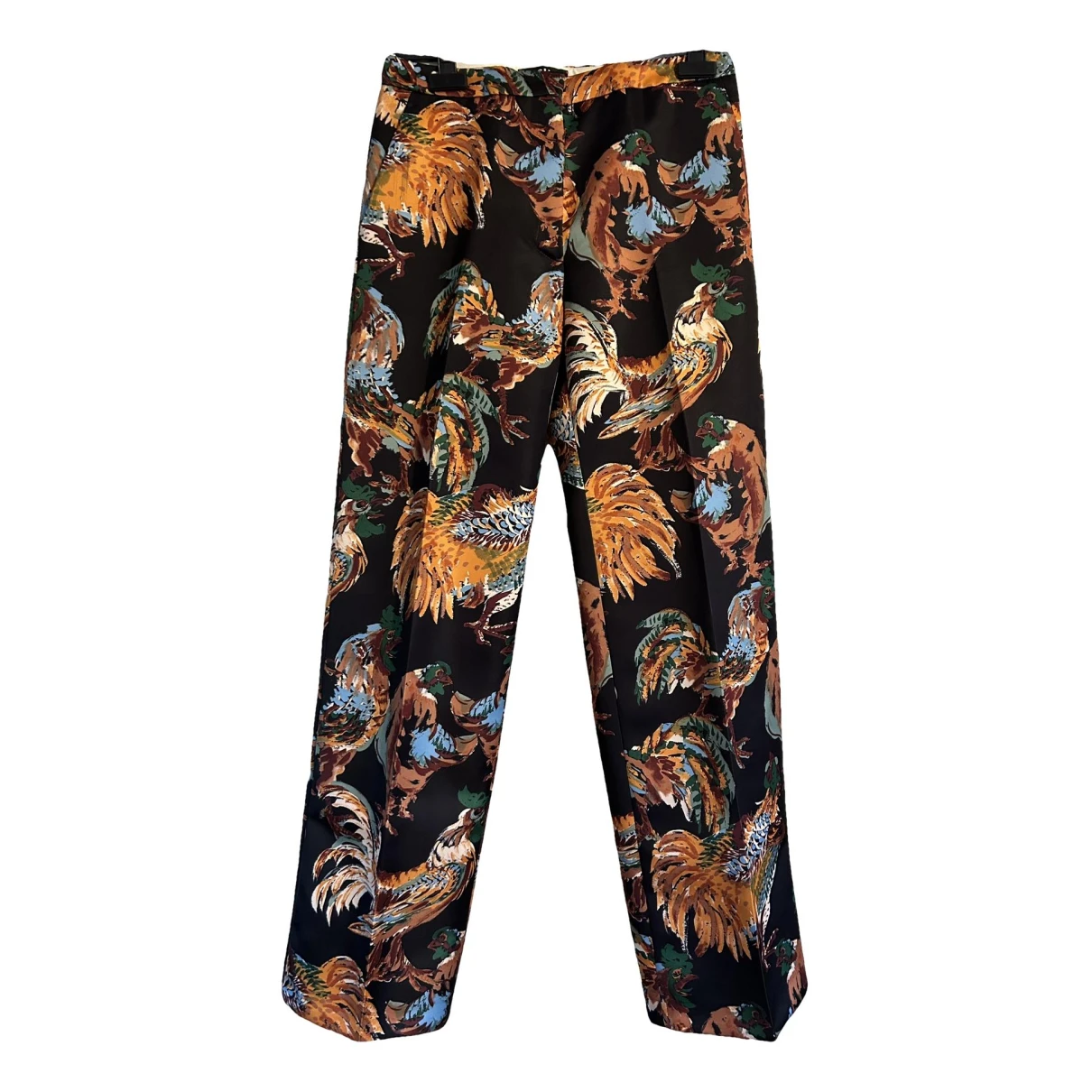 Pre-owned Rochas Trousers In Multicolour