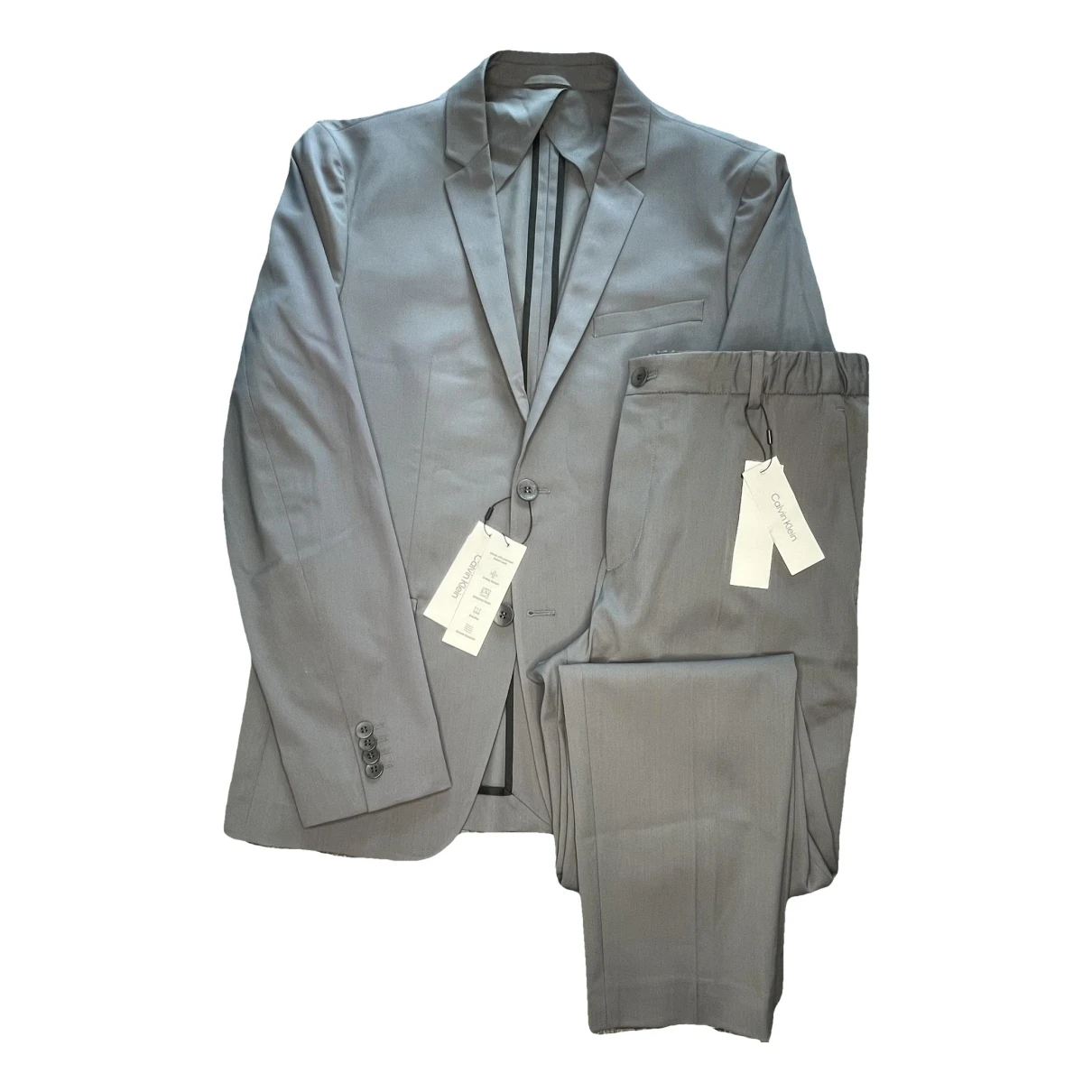 Pre-owned Calvin Klein Suit In Grey
