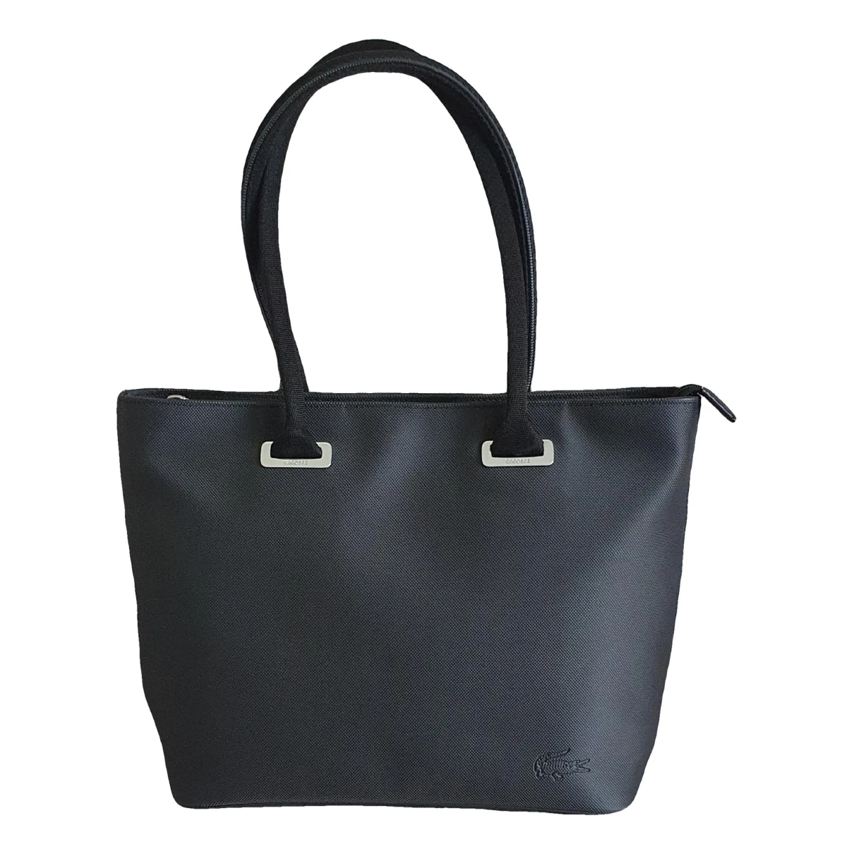 Pre-owned Lacoste Handbag In Grey