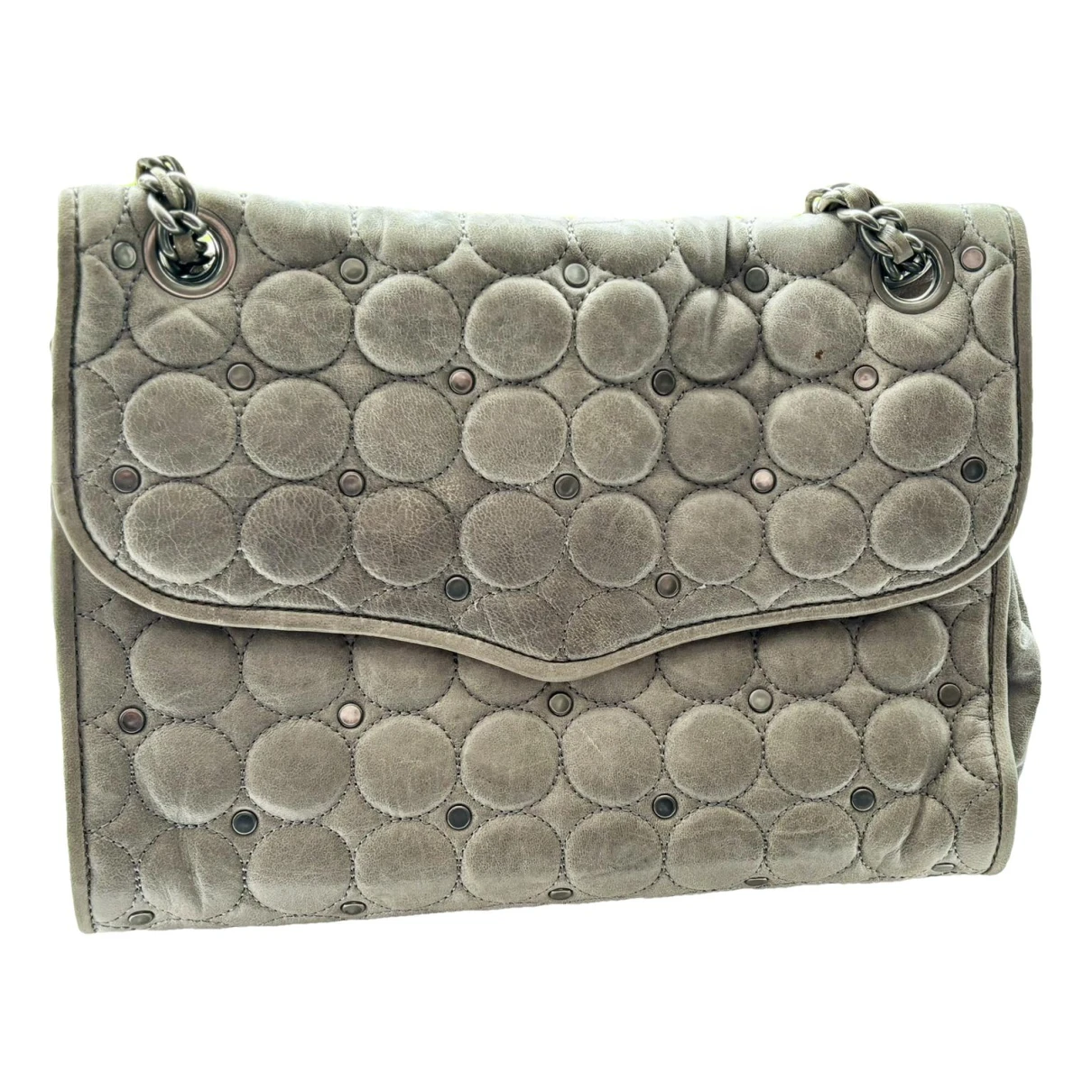 Pre-owned Rebecca Minkoff Leather Handbag In Grey