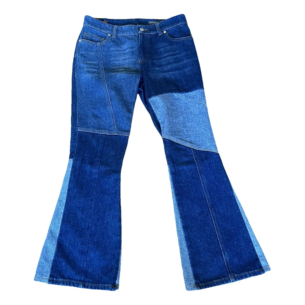 Pre-owned Alexander Mcqueen Short Jeans In Blue