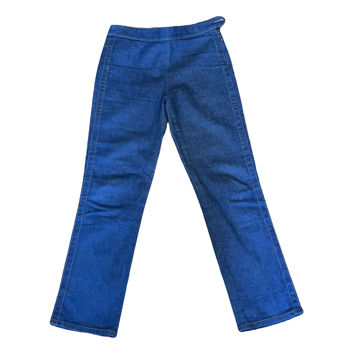 Pre-owned Prada Short Jeans In Blue