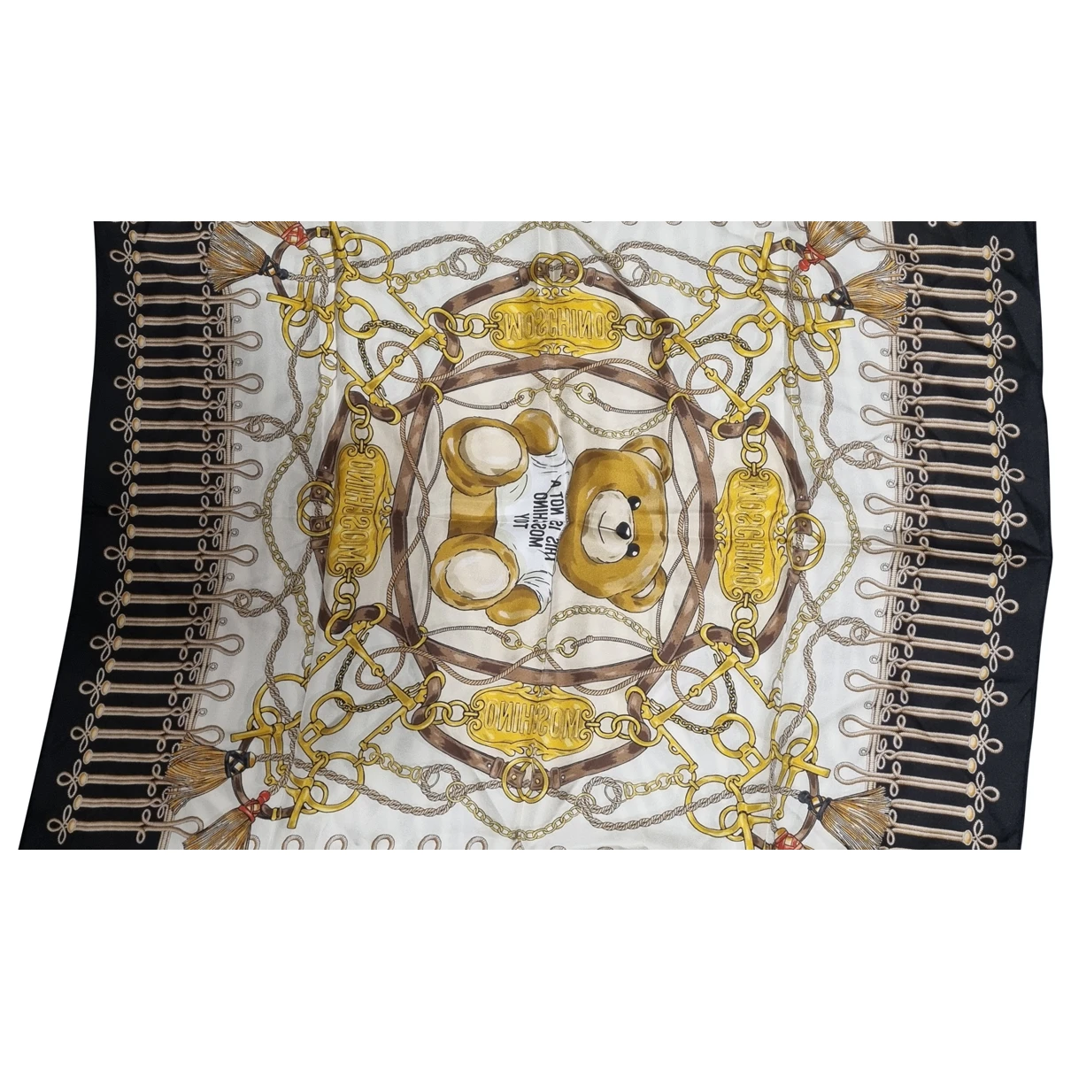 Pre-owned Moschino Silk Neckerchief In Other