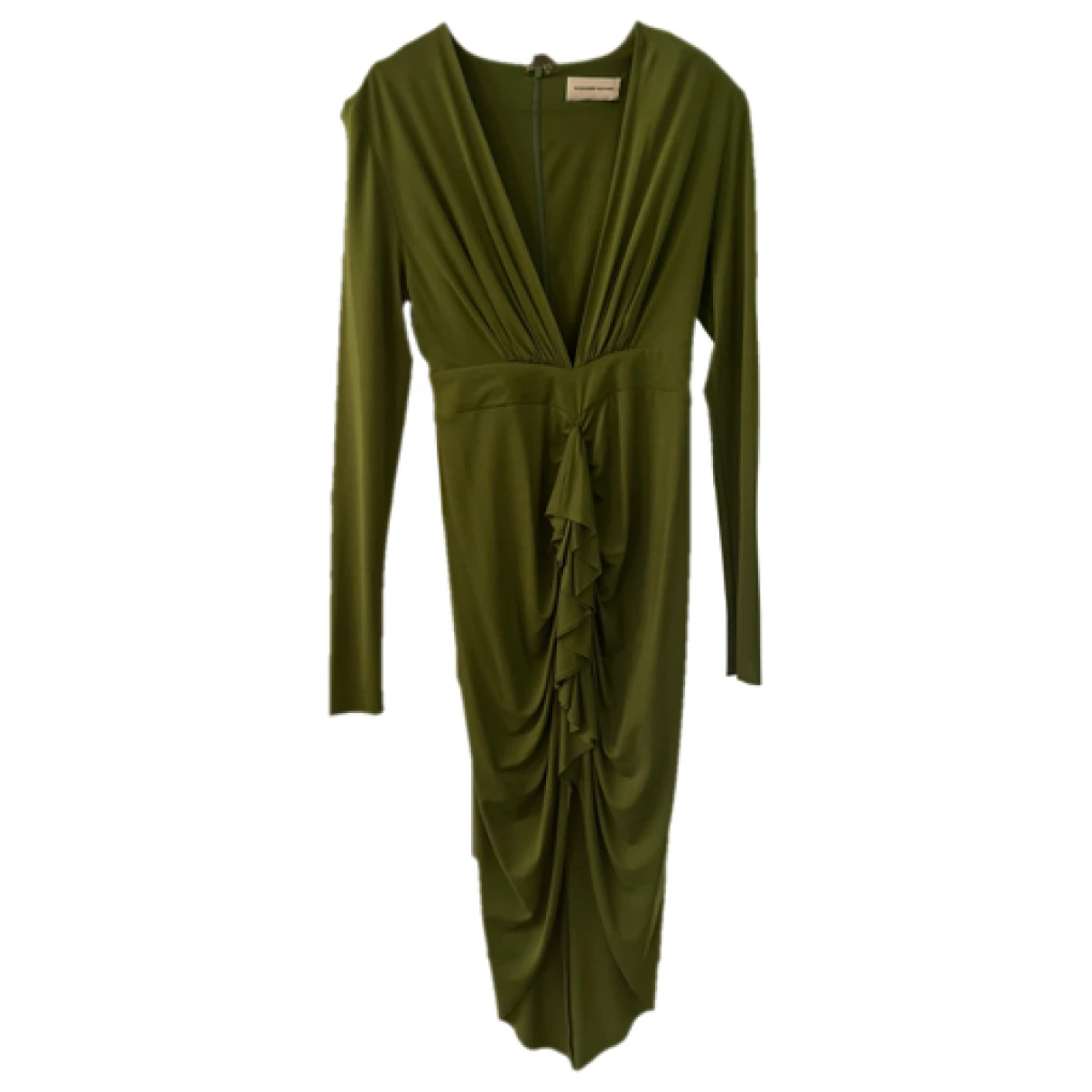 Pre-owned Alexandre Vauthier Mid-length Dress In Green