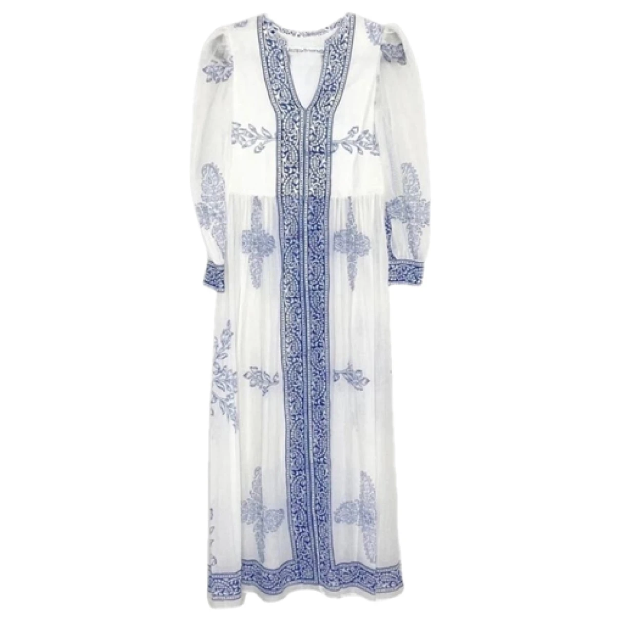 Pre-owned Alix Of Bohemia Maxi Dress In White
