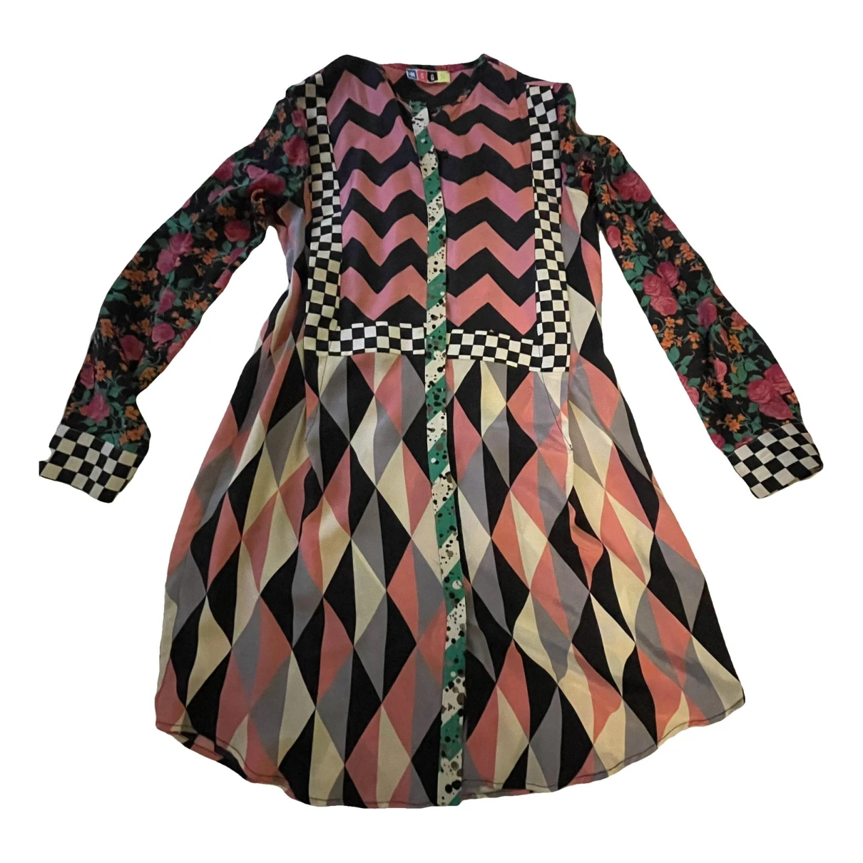 Pre-owned Msgm Silk Mid-length Dress In Other