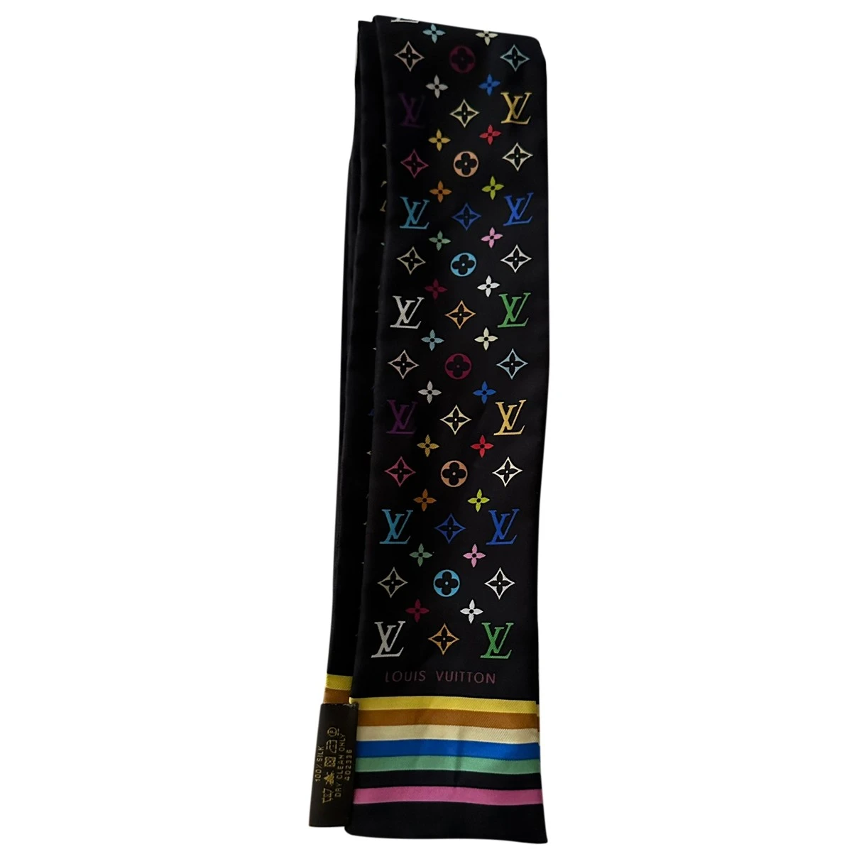 Pre-owned Louis Vuitton Silk Choker In Multicolour